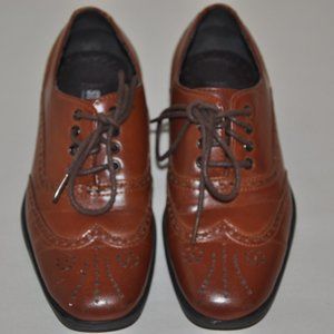 Stacy Adams Boys Dunbar Wing Tip Oxford Dress Shoes Size 11.5 M